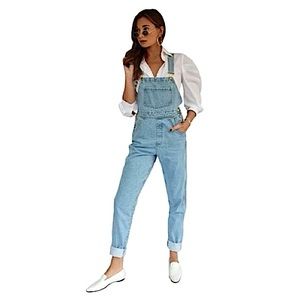 NWT WeWoreWhat Vintage Denim Overalls size S